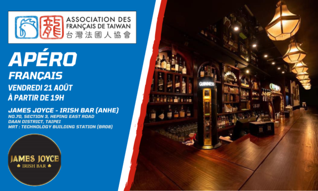 Apéro Français du 21 août 2026 au James Joyce Irish Bar